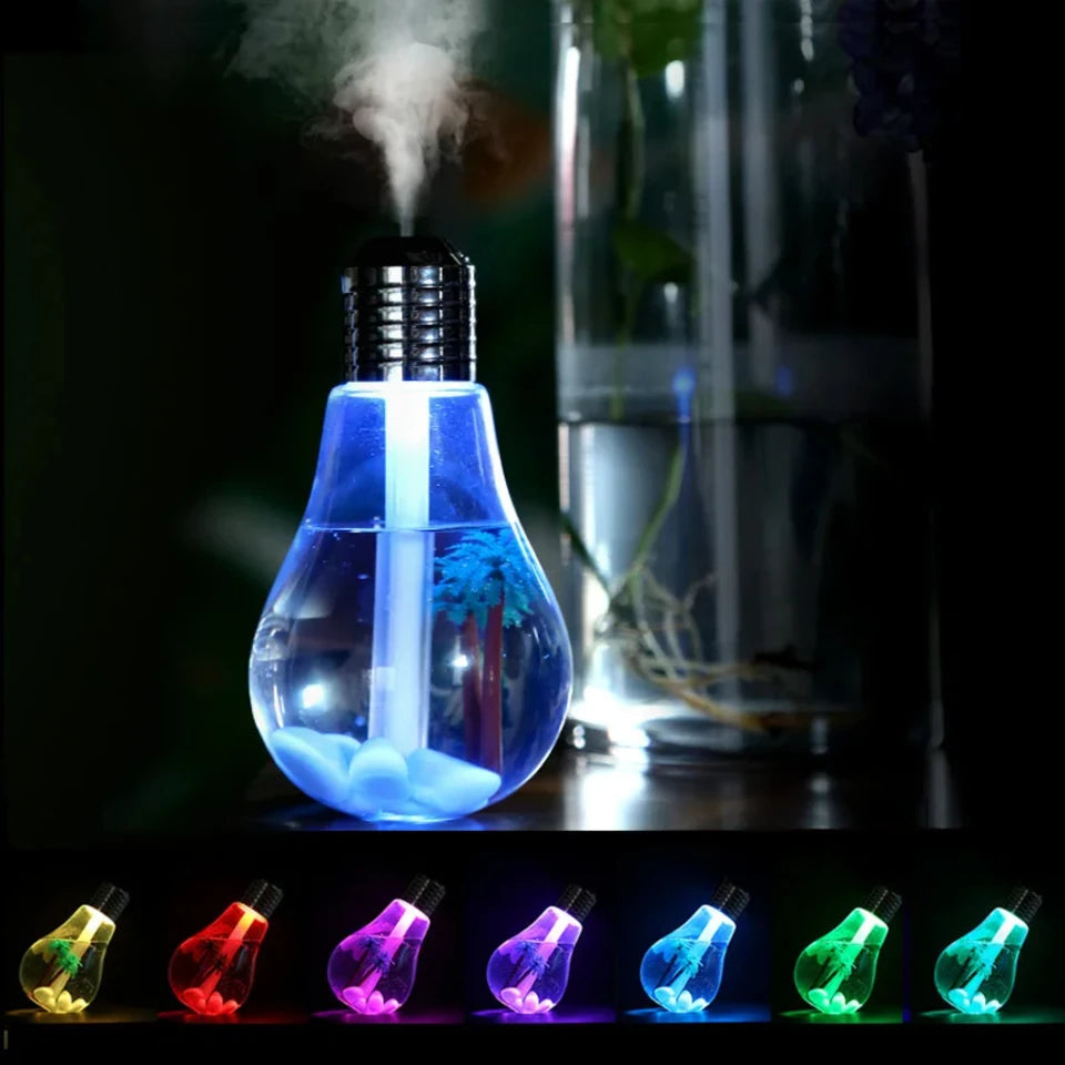 Creative LED Bulb Humidifier