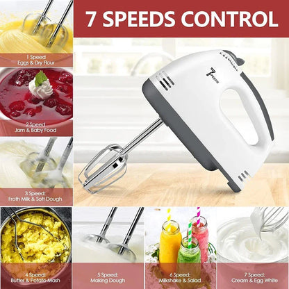 Scarlett 7-Speed Electric Hand Mixer