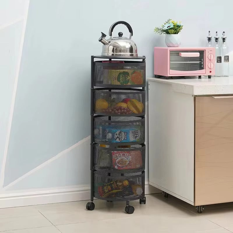 5 Layer Rotating Storage Rack
