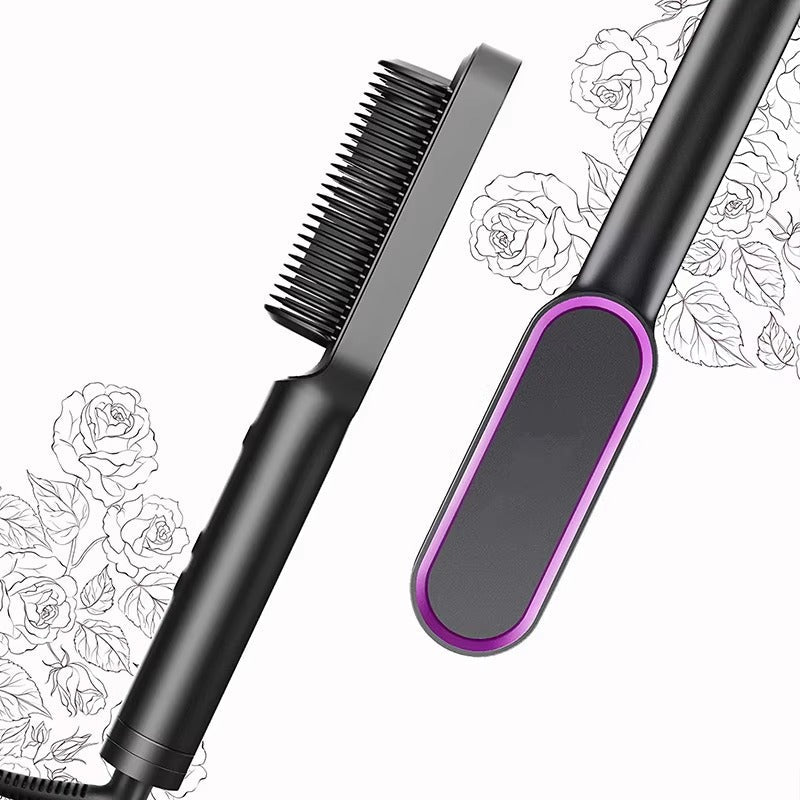 Straight Hair Comb Temperature Control Hair Straightener